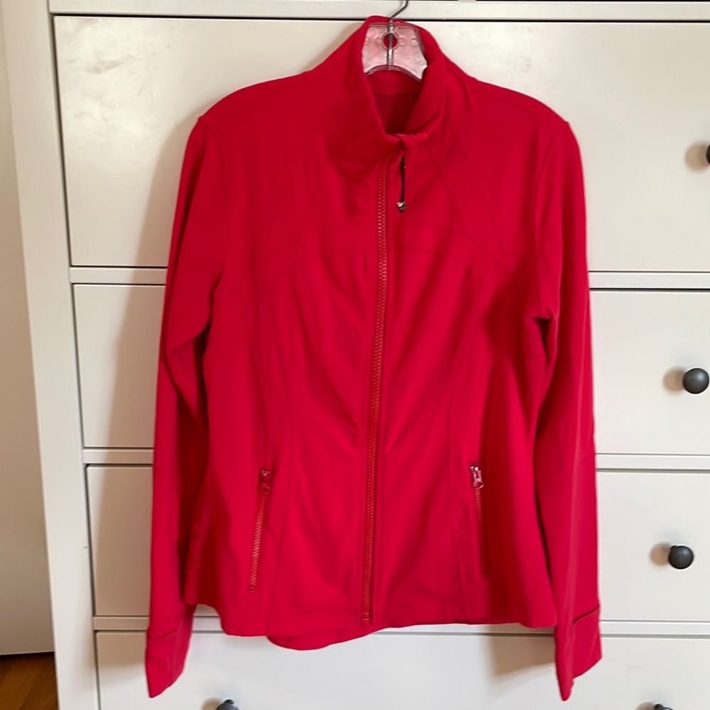 Lululemon athletic jacket size 12 red